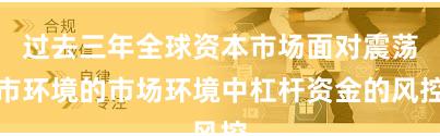 过去三年全球资本市场面对震荡市环境的市场环境中杠杆资金的风控